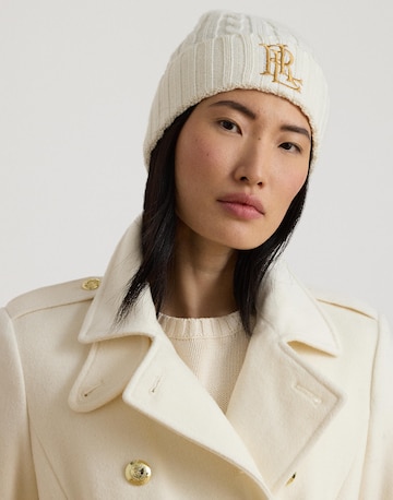 Lauren Ralph Lauren Σκούφος σε μπεζ: μπροστά