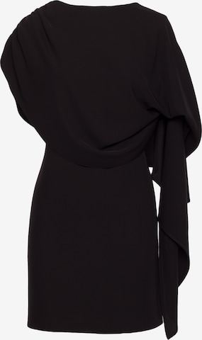 Rochie 'Sukienka z peleryną' de la Stylove pe negru: față
