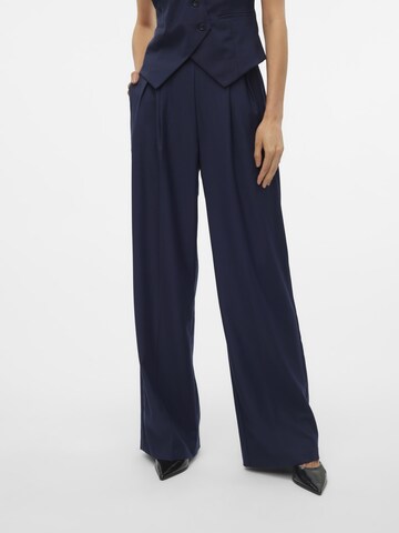 VERO MODA - Pierna ancha Pantalón 'HAILEY' en azul: frente
