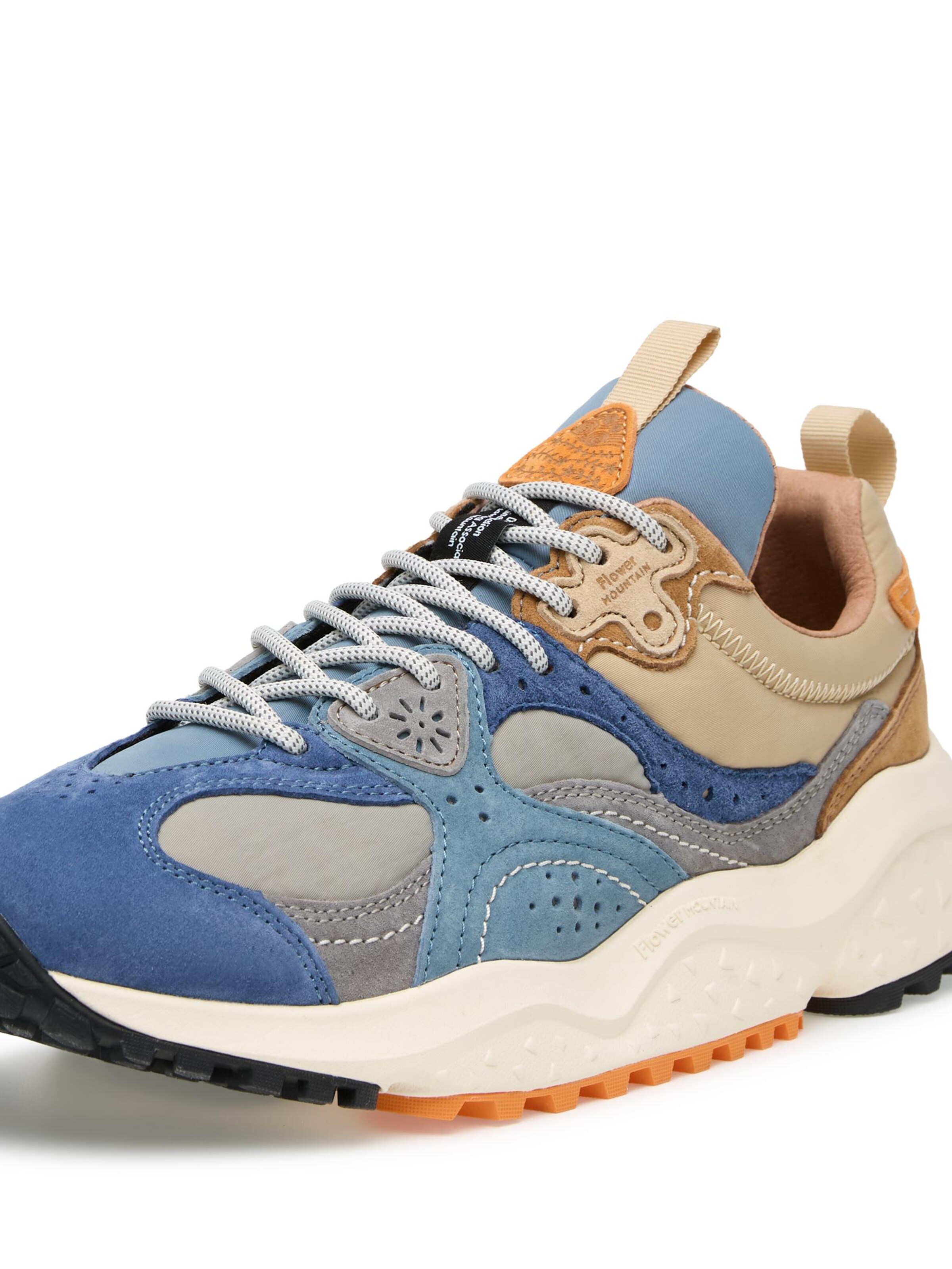 Flower Mountain Platform trainers 'WAVE MAN' in Blue
