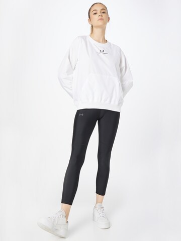 UNDER ARMOUR Sports sweatshirt in White