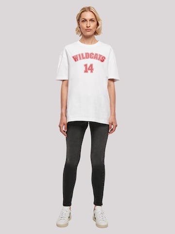 T-shirt oversize 'Disney High School Musical The Musical Wildcats 14' F4NT4STIC en blanc
