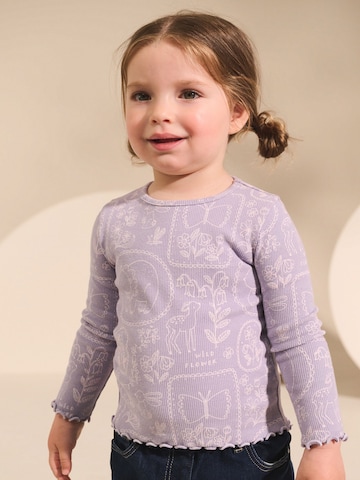Next Shirt in Lila: voorkant