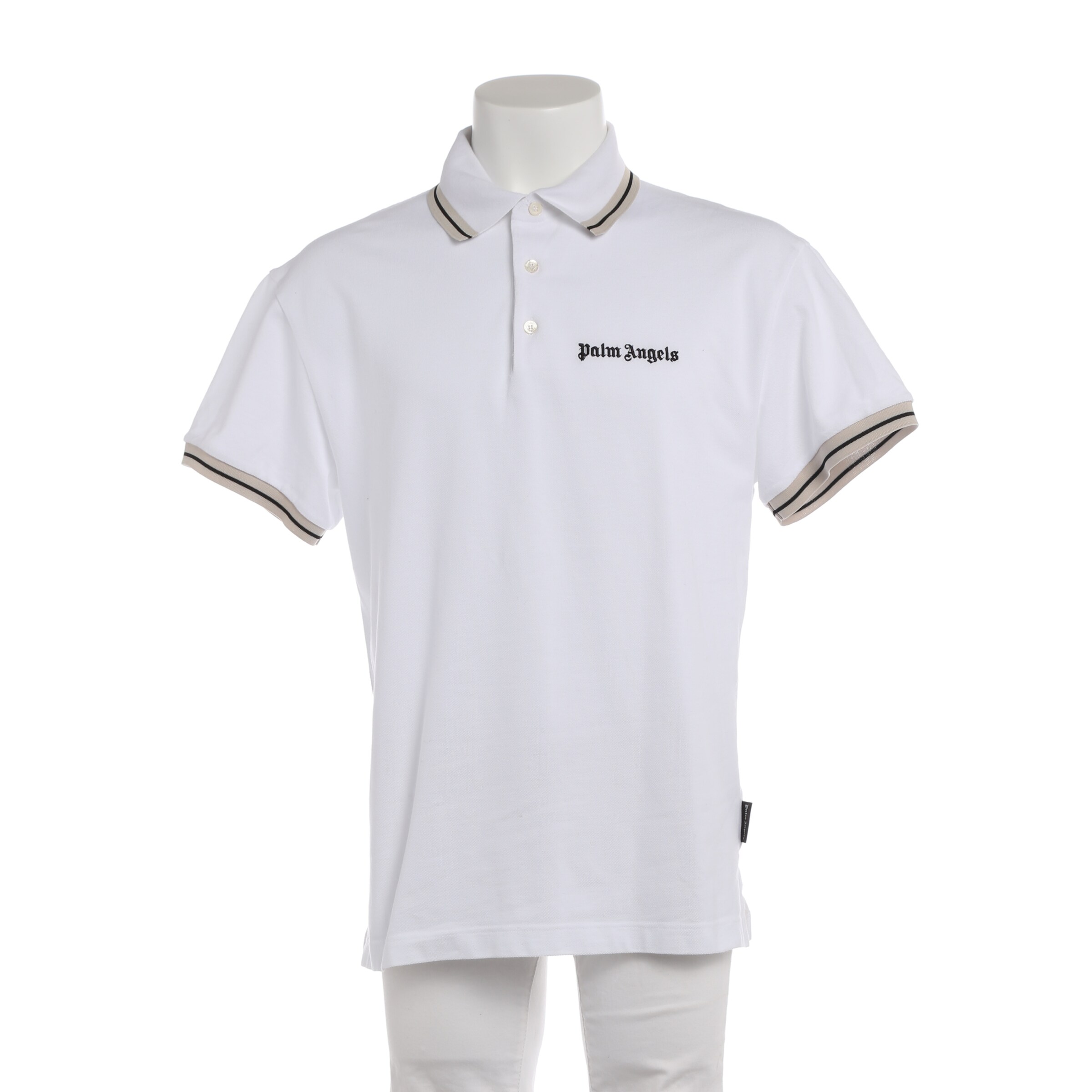 Palm Angels Poloshirt in M in weiß, Produktansicht