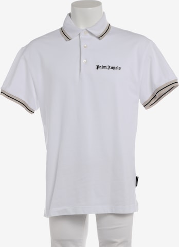 Palm Angels Poloshirt M in Weiß: Vorderseite