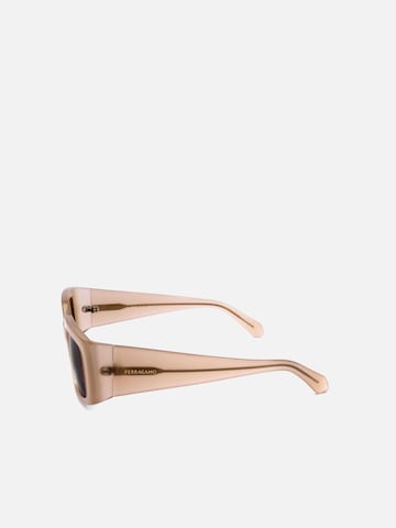 FERRAGAMO Zonnebril 'SF1101S Opaline' in Geel