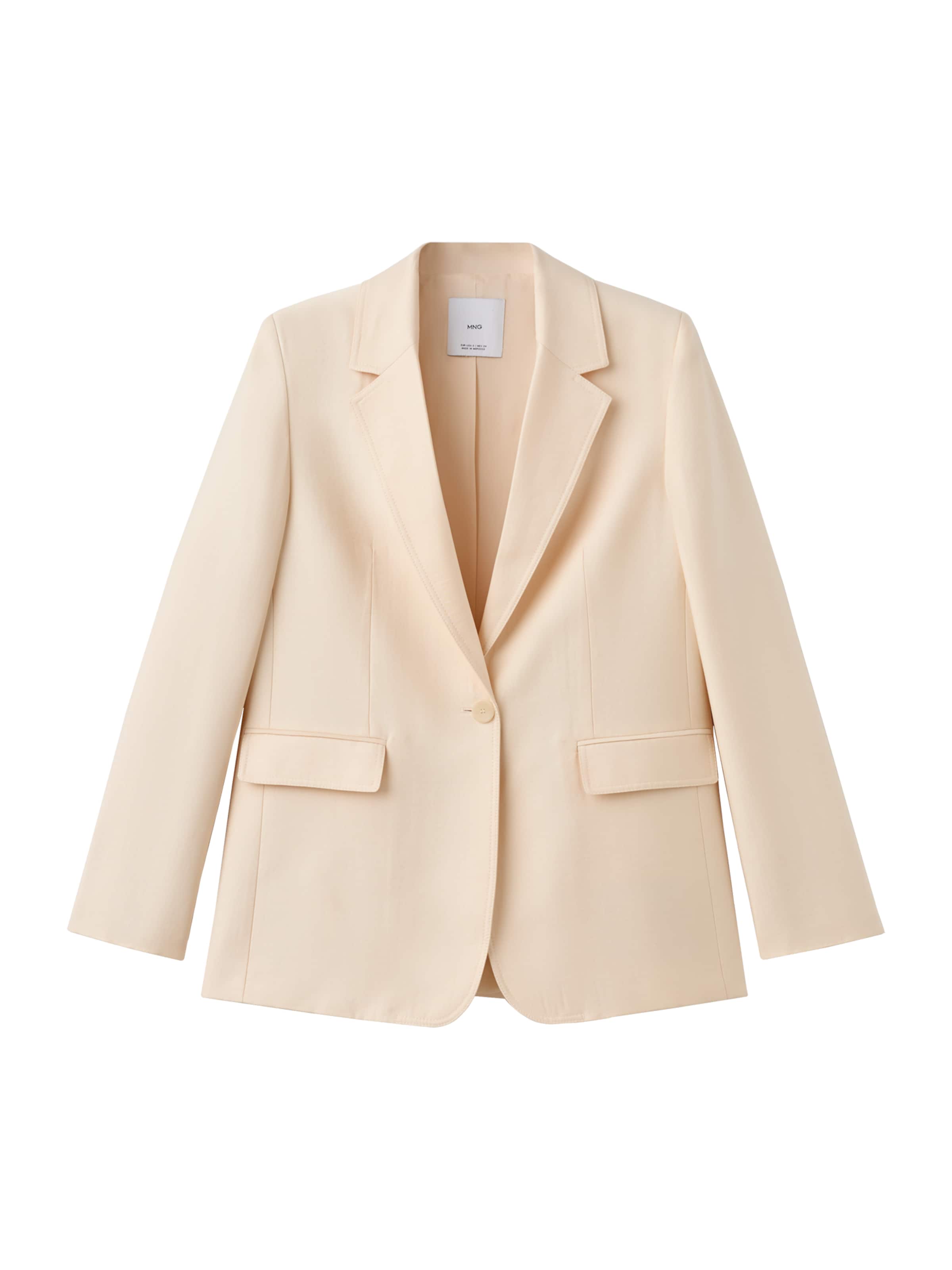 Blazer 'Veronica' MANGO en beige : devant
