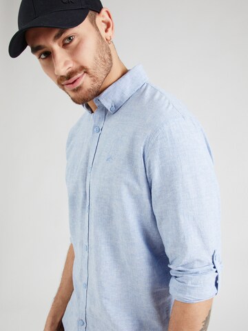 INDICODE JEANS Regular fit Button Up Shirt 'Vento' in Blue