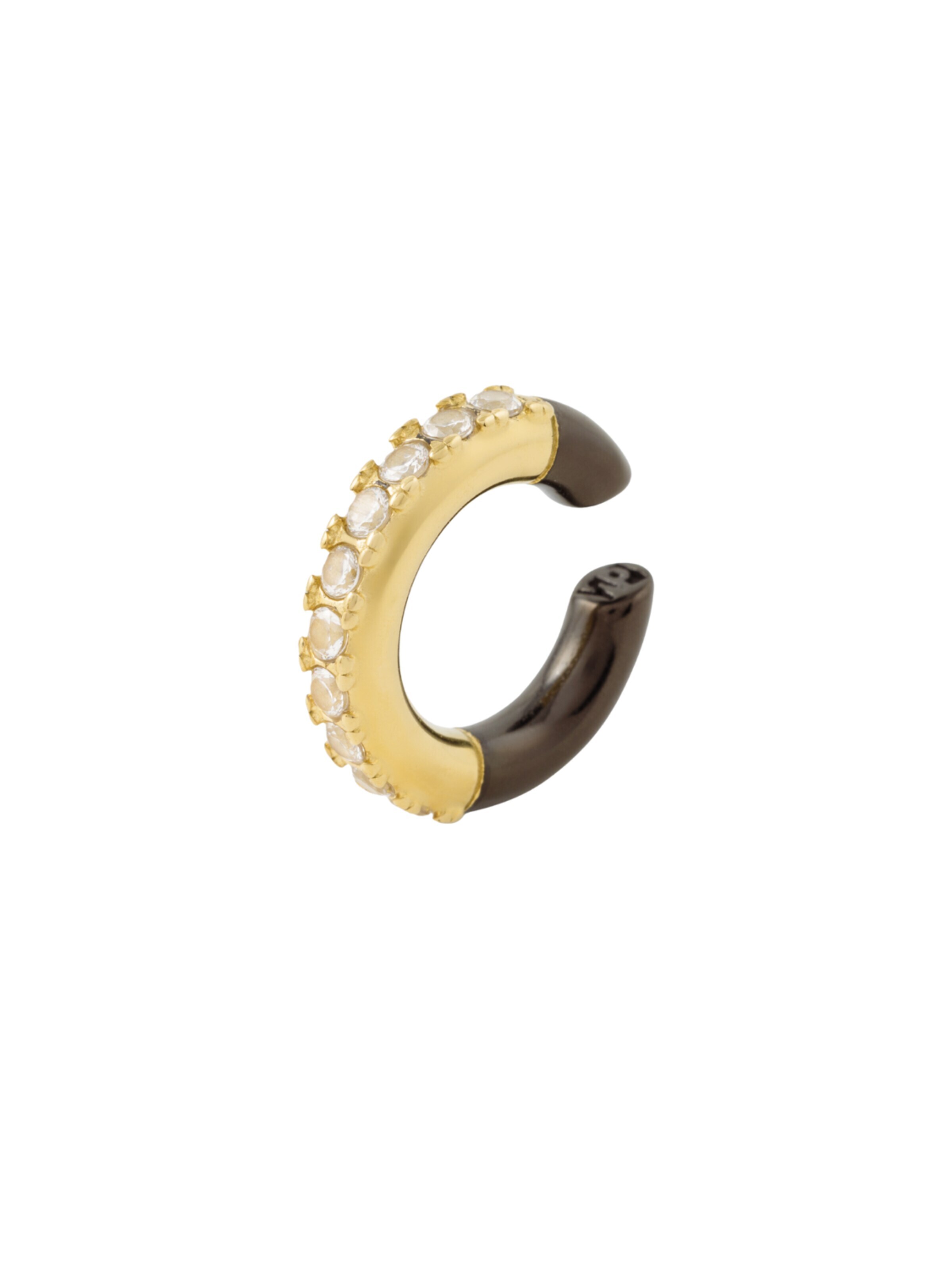 Boucles d'oreilles 'Boucle Kia GB' YParis en or : devant