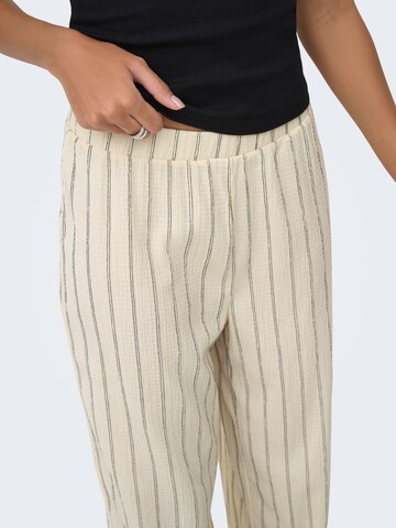 ONLY Regular Pants 'ONLMIKA' in Beige