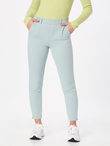 OBJECT Slimfit Plissert bukse 'LISA' i grønn: forside