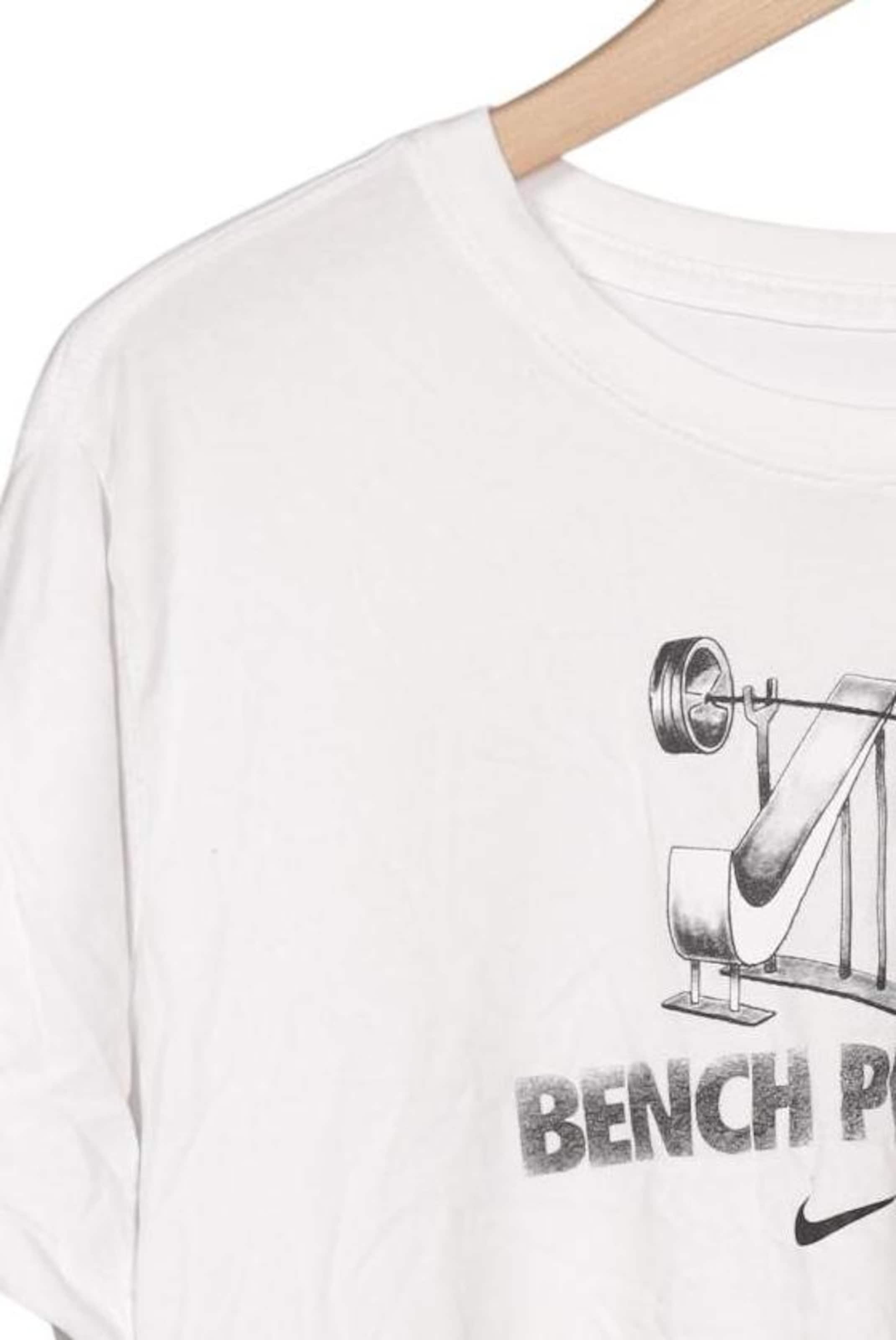 NIKE T-Shirt L in Weiß