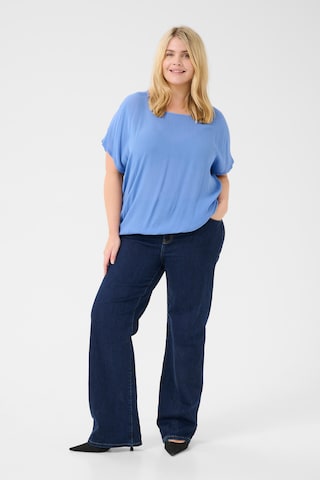 KAFFE CURVE Blouse 'KC Ami' in Blue