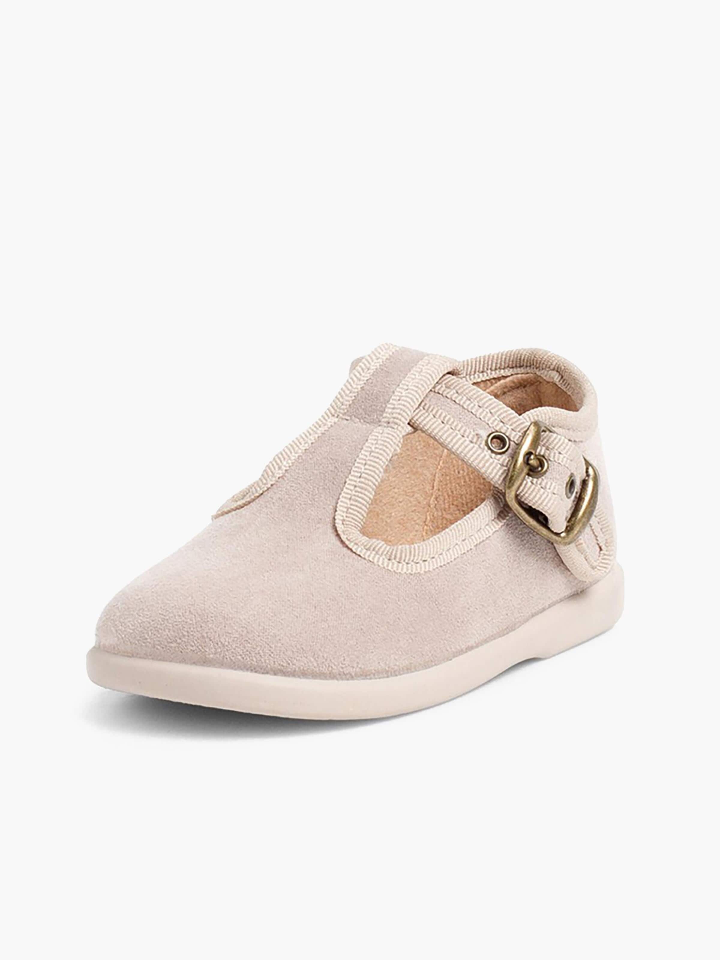 Pisamonas Buty dziecięce w kolorze beżowy: przód