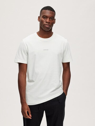 SELECTED HOMME Shirt 'Atlas' in White: front