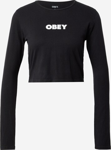 Obey Shirt in Zwart: voorkant