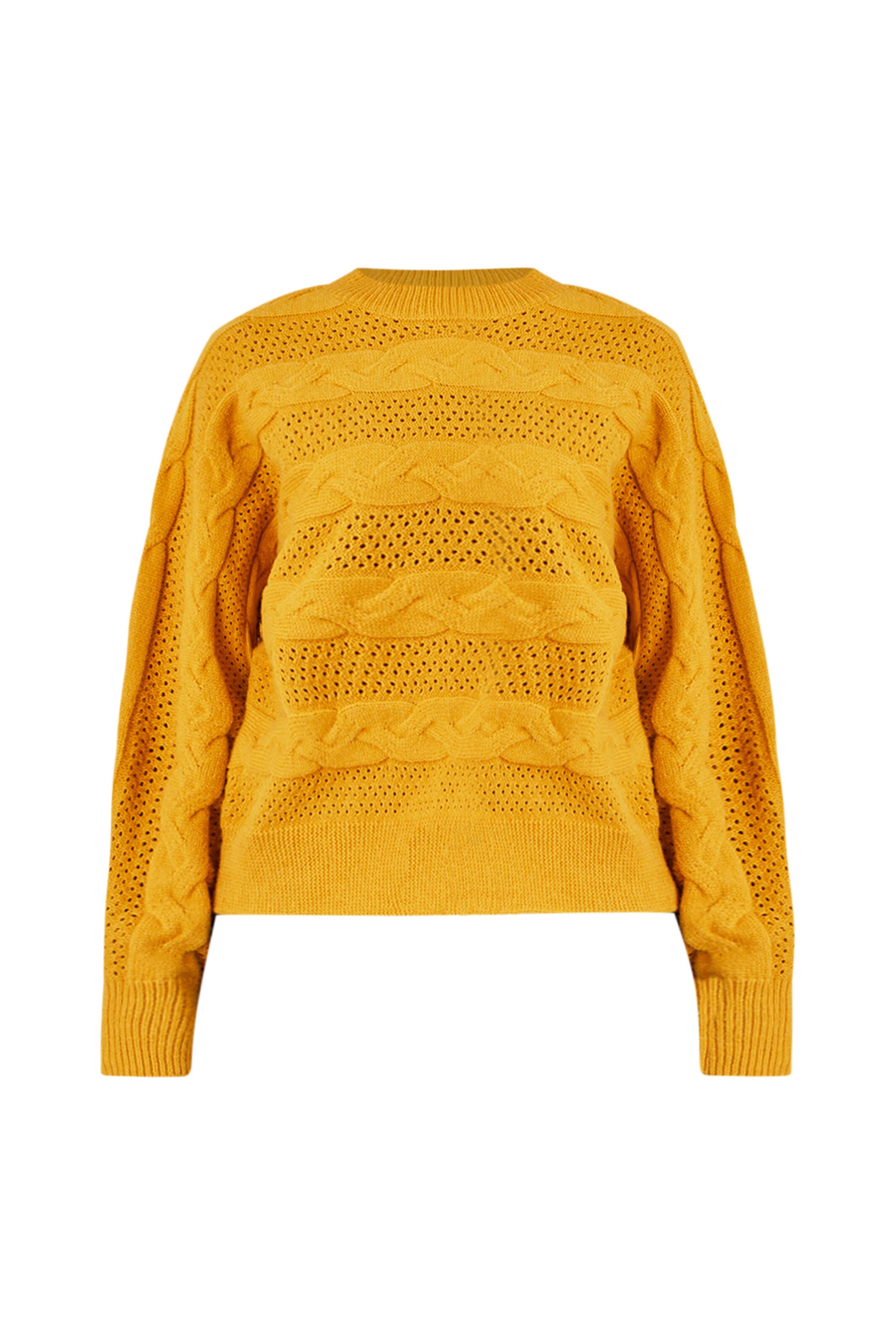 Yumi Pullover in Gelb: Vorderseite