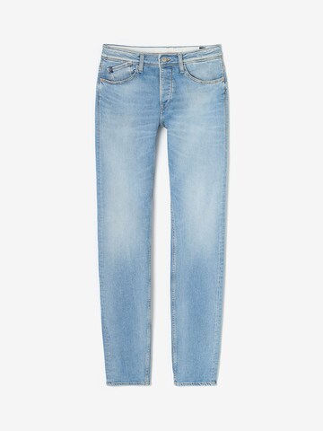 Le Temps Des Cerises Tapered Jeans in Blauw: voorkant