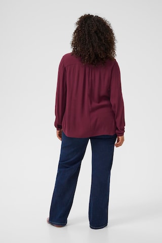 KAFFE CURVE - Blusa 'KCAmi' em vermelho