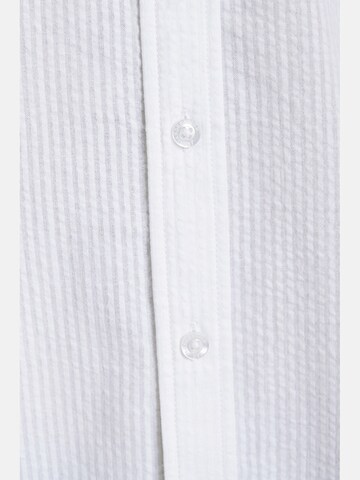 Jan Vanderstorm Comfort fit Button Up Shirt ' Albart ' in White