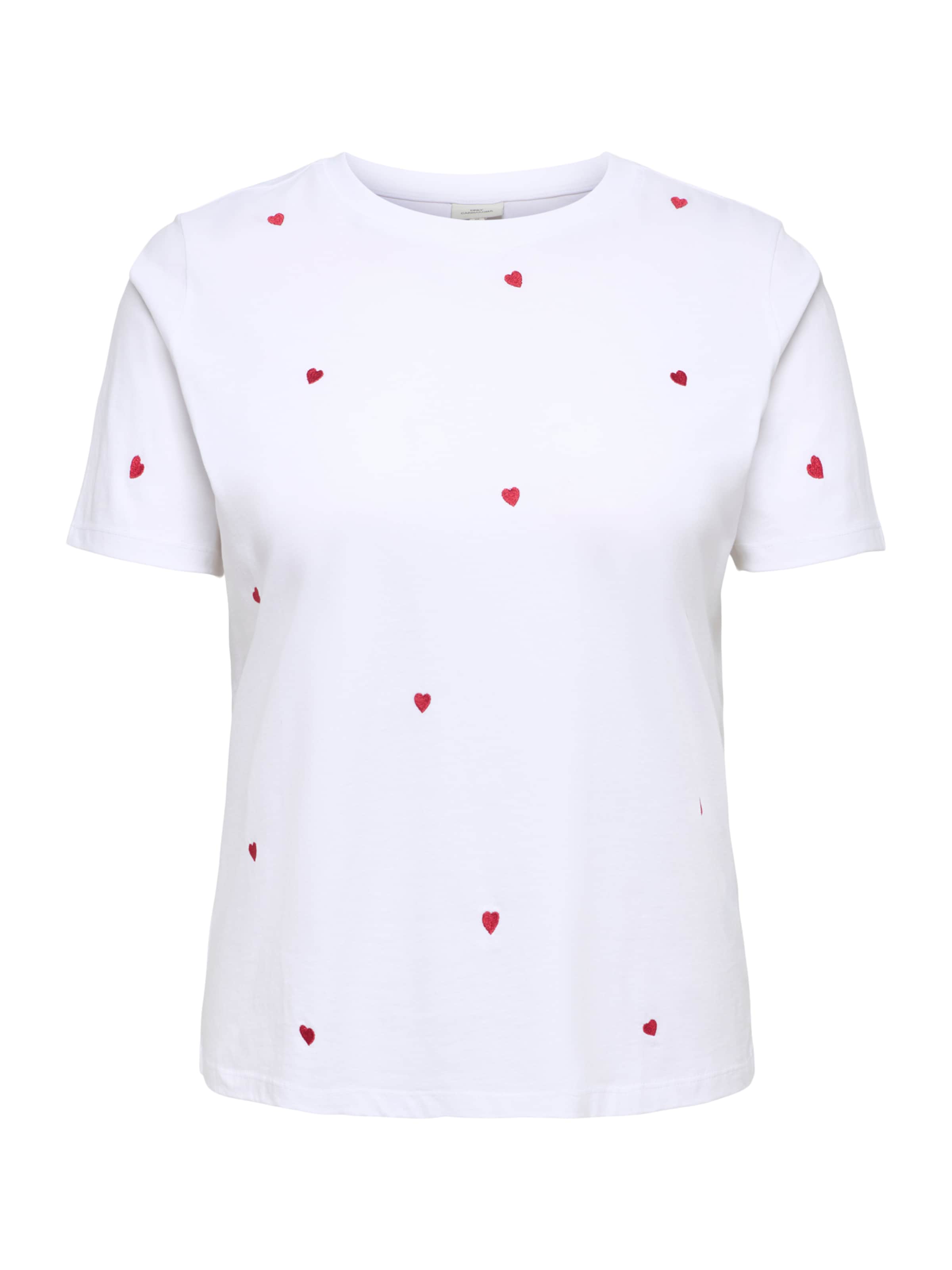 ONLY Carmakoma Camiseta 'CARKETTY' en rojo / blanco, Vista del producto