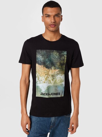 JACK & JONES T-Shirt 'BILLBOARD' in Schwarz: Vorderseite