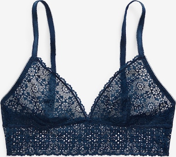 Polo Ralph Lauren Bra ' Wireless Longline Bra ' in Blue: front