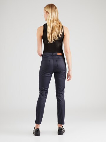 MORE & MORE Slimfit Jeans in Blau