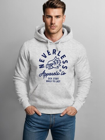 Neverless Sweatshirt 'Adler' in Grey