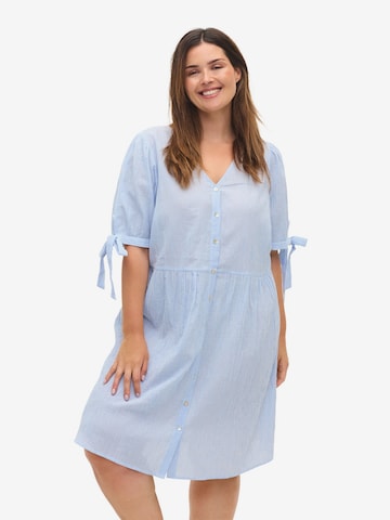 Zizzi Shirt Dress 'XGILA' in Blue: front