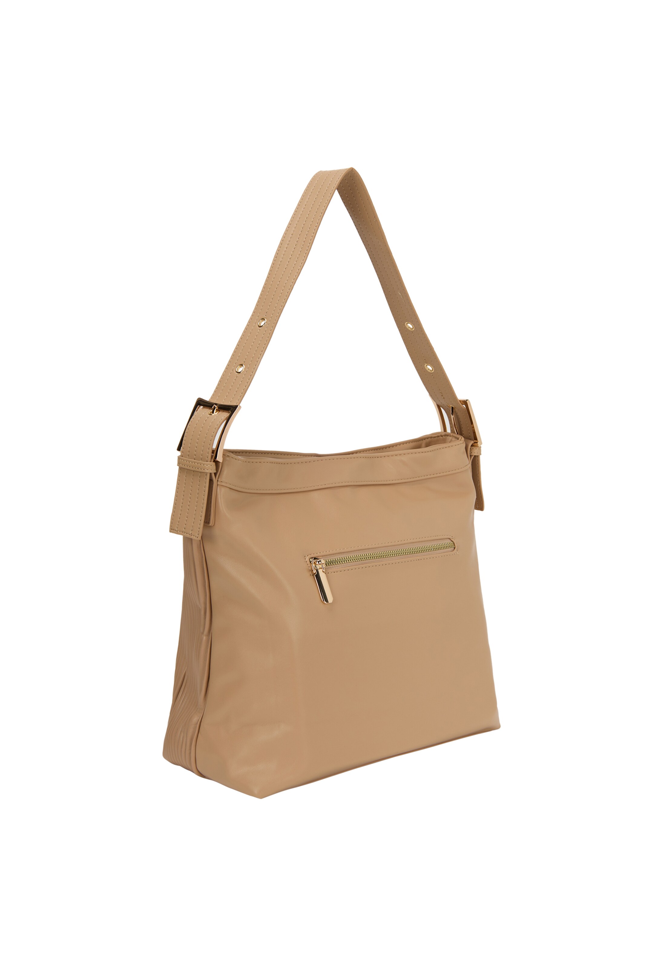 faina Skuldertaske i beige