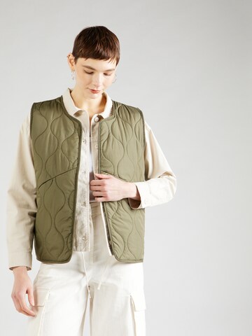 Gilet 'LIBBY' di Noisy may in verde: frontale