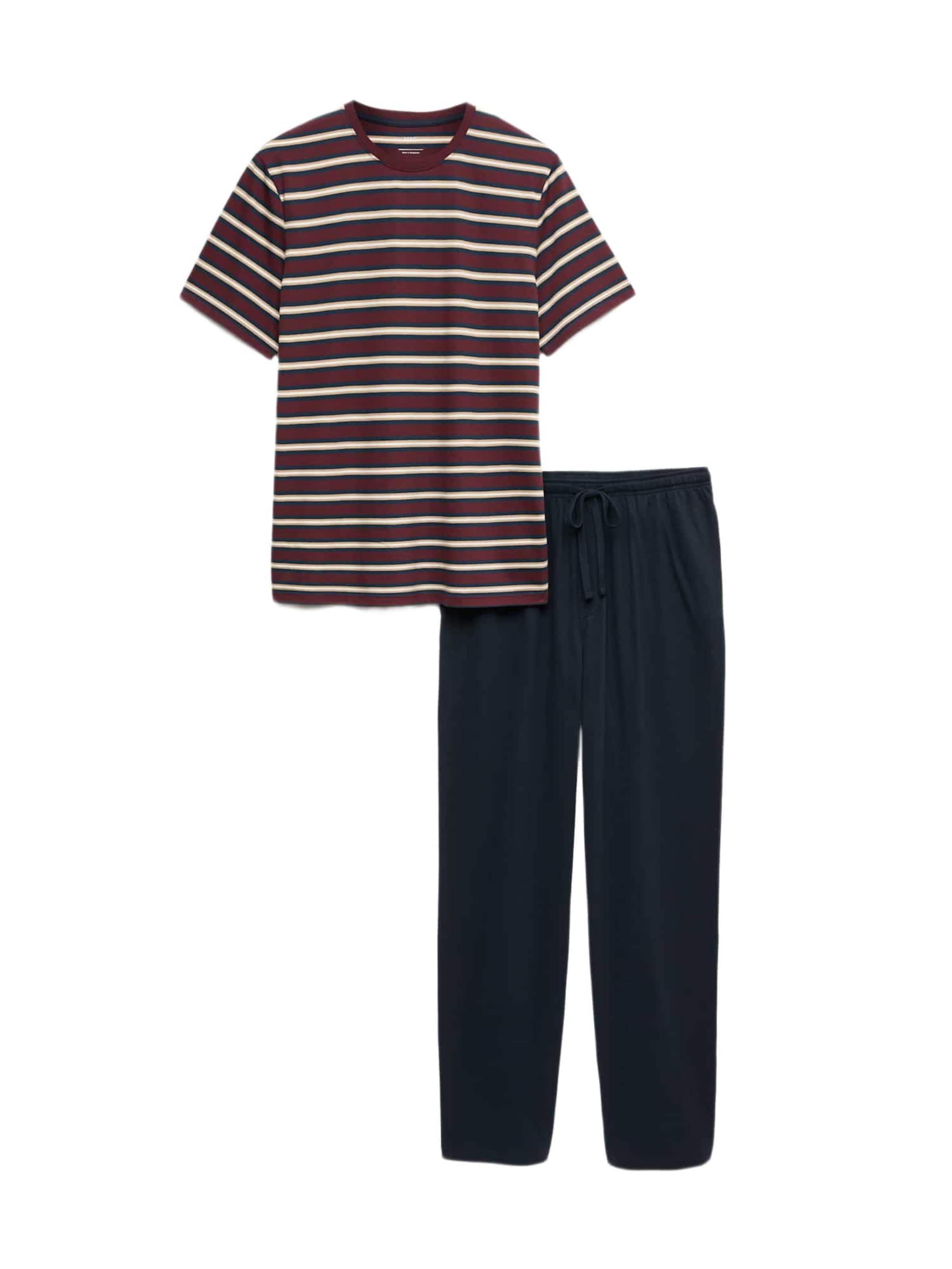 Pigiama lungo di Marks & Spencer in blu: frontale