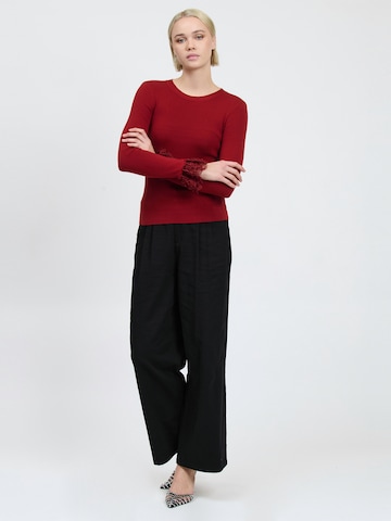 Influencer Sweter w kolorze czerwony