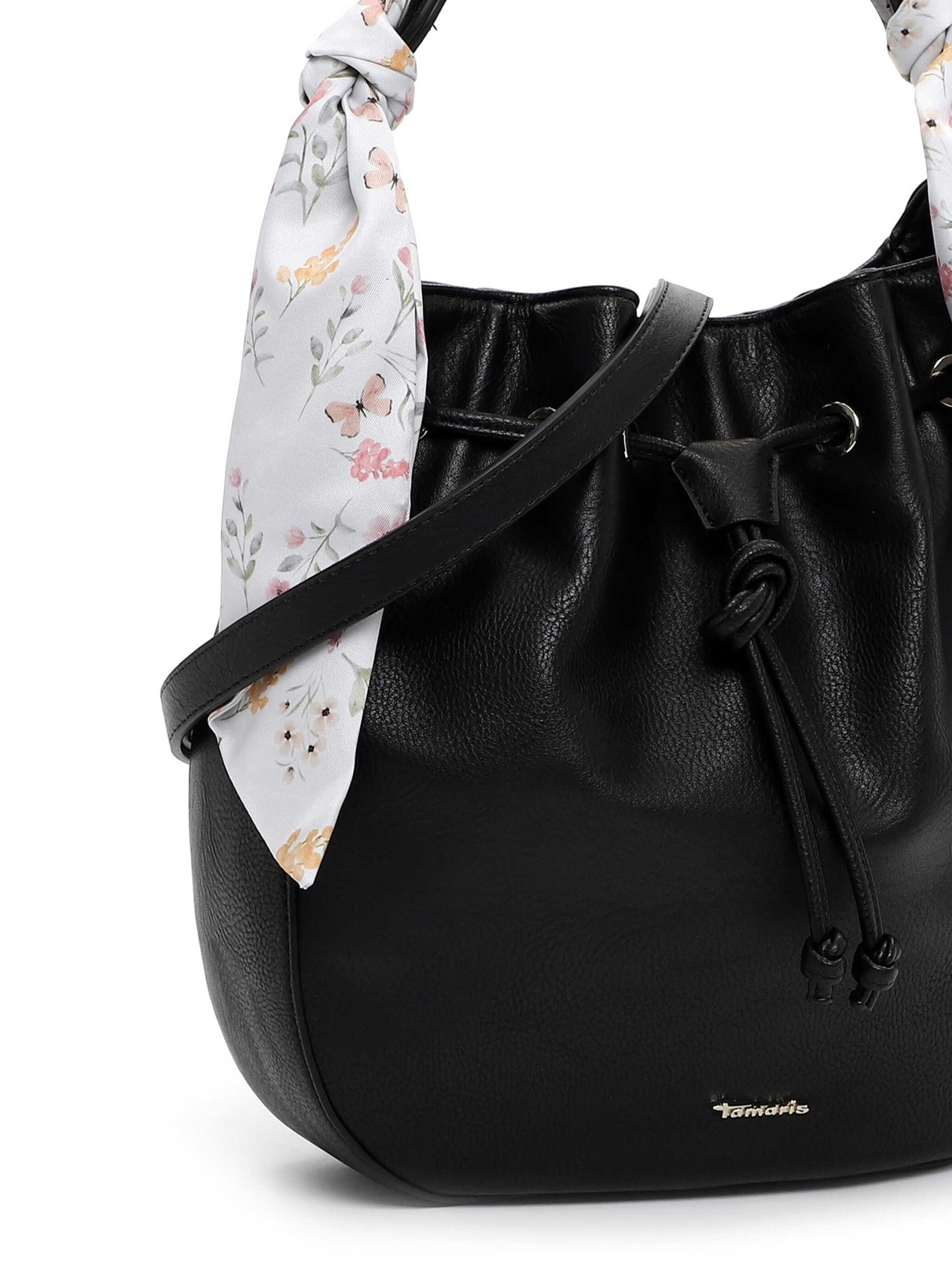 Borsa a sacco 'Fabia' di Tamaris in nero