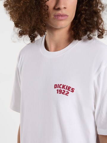 balts DICKIES T-Krekls 'Mechanic'