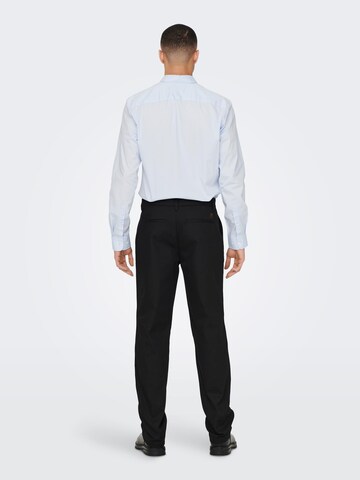 Regular Pantalon chino 'Edge' Only & Sons en noir