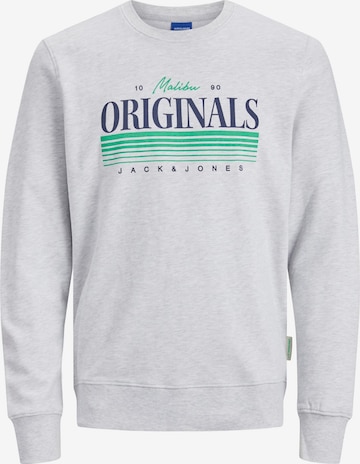 JACK & JONES Mikina 'JORPalma' – bílá: přední strana