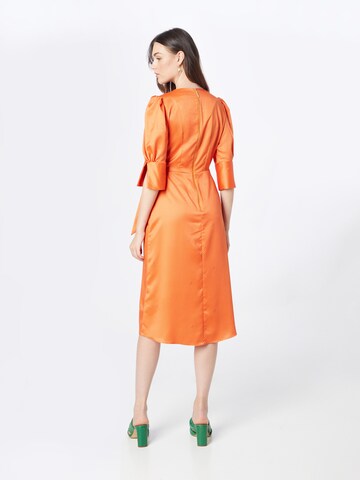 Closet London Dress in Orange