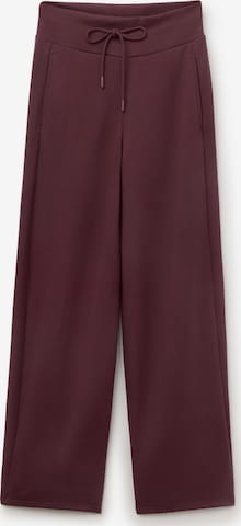 Tezenis Wide leg Pants in Red: front