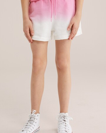 WE Fashion Loosefit Bukser i pink