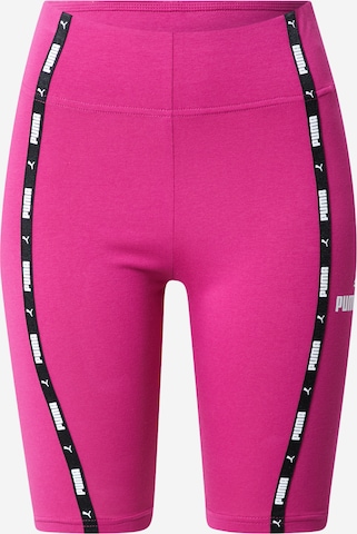 PUMASportske hlače 'Power 9' - roza boja: prednji dio