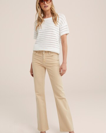 WE Fashion - Jersey en blanco