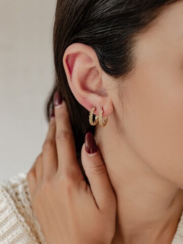 Hey Happiness Ohrringe 'Braided' in Gold