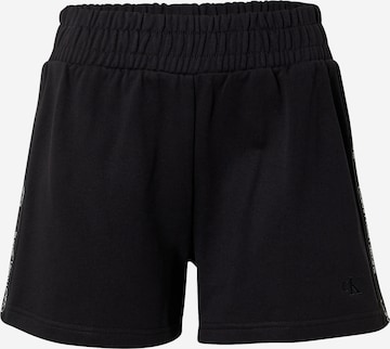 Regular Pantaloni de la Calvin Klein Jeans pe negru: față