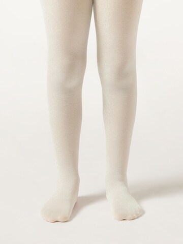 CALZEDONIA Regular Tights in White: front