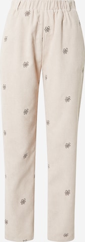 Daisy Street Regular Broek in Beige: voorkant