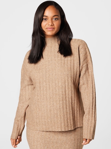 Pullover 'Kiara' di Guido Maria Kretschmer Curvy in beige: frontale