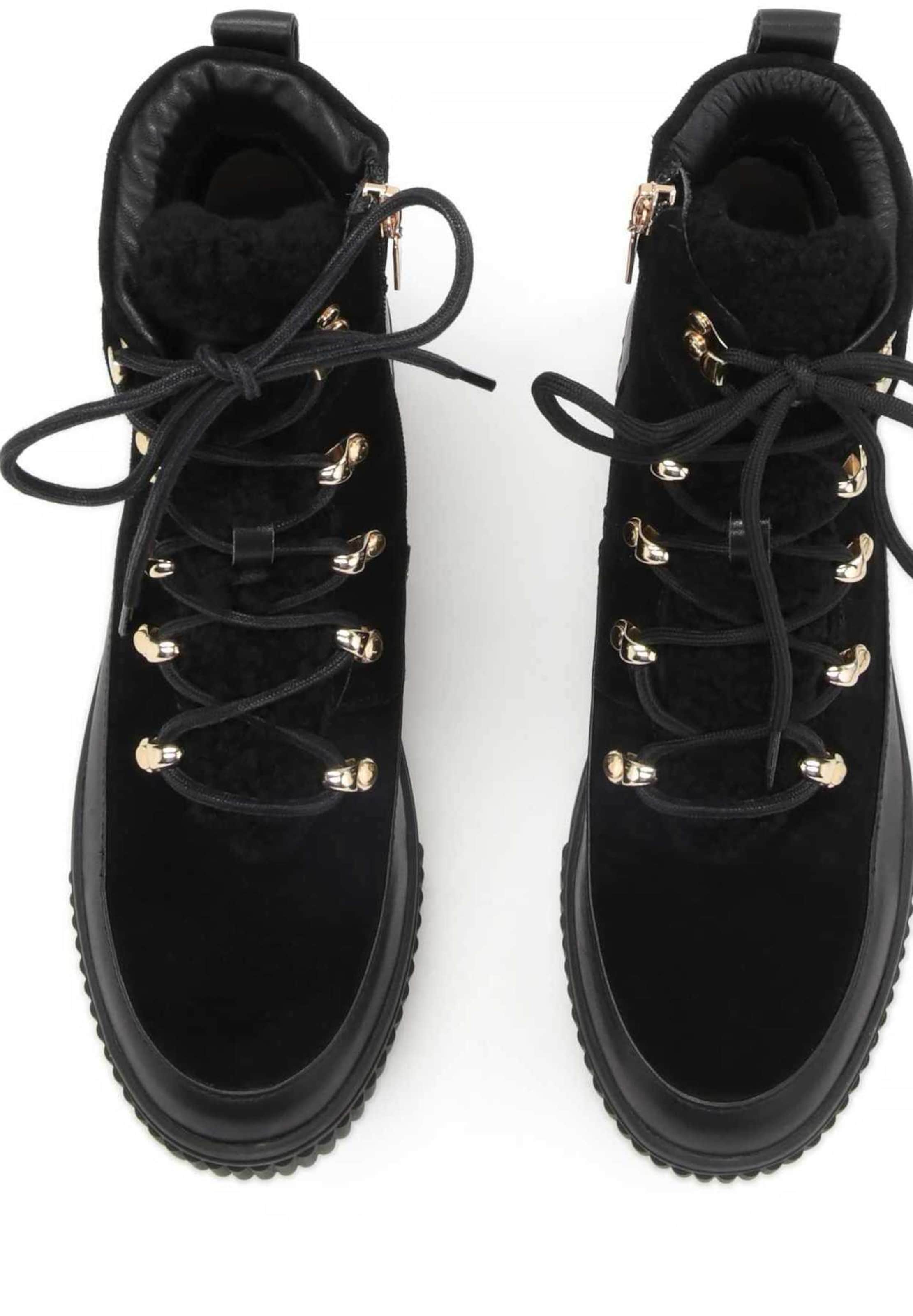 Kazar Lace-up bootie in Black