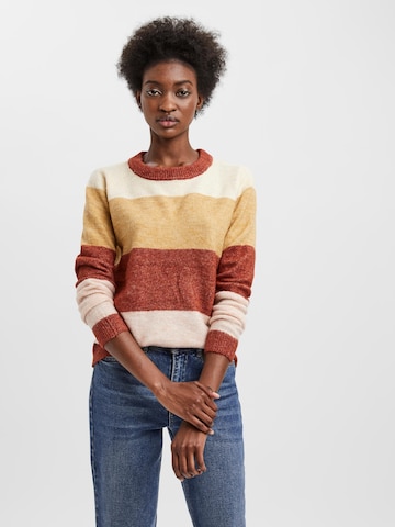 VERO MODA Pullover 'Plaza' in Beige: predná strana